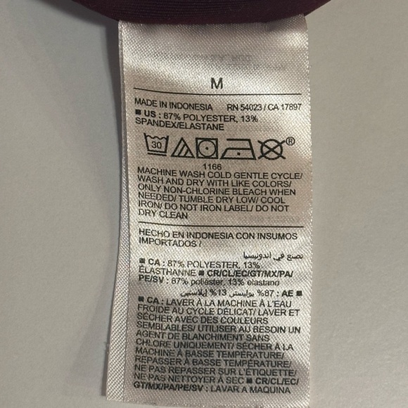 Old Navy Dark Purple Long Sleeve Bodysuit - Picture 6 of 6